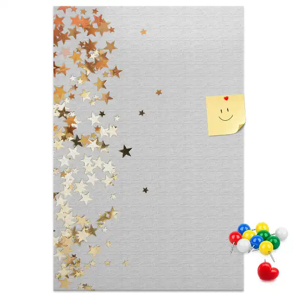 Tableau de liège décoratif Petites étoiles
