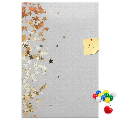 Tableau de liège décoratif Petites étoiles
