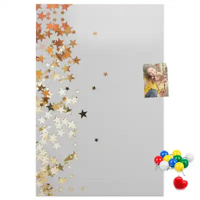Tableau de liège décoratif Petites étoiles