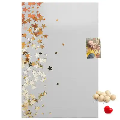 Tableau de liège décoratif Petites étoiles