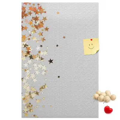 Tableau de liège décoratif Petites étoiles