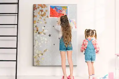 Tableau de liège décoratif Petites étoiles