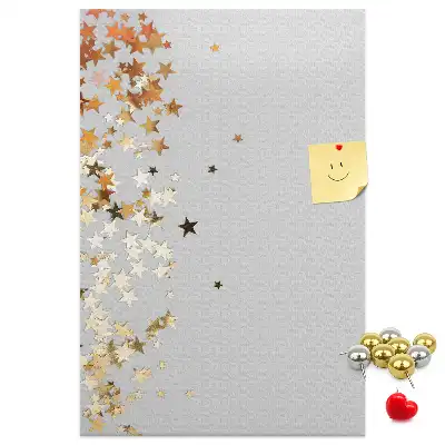 Tableau de liège décoratif Petites étoiles