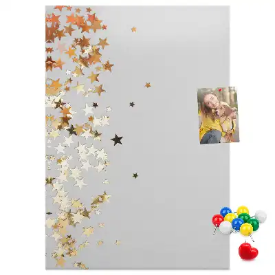 Tableau de liège décoratif Petites étoiles