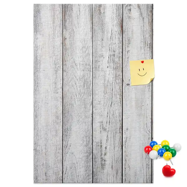 Tableau affichage liège Planches peintes