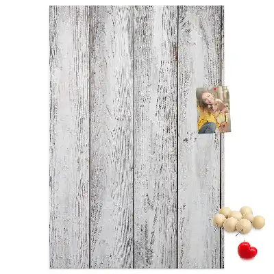 Tableau affichage liège Planches peintes