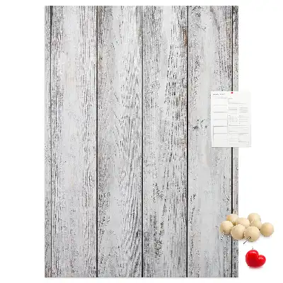 Tableau affichage liège Planches peintes