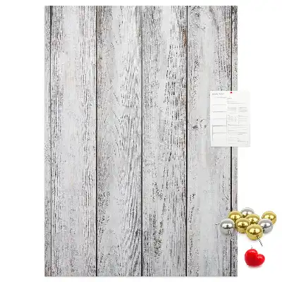 Tableau affichage liège Planches peintes