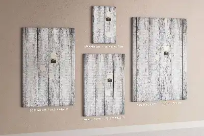 Tableau affichage liège Planches peintes