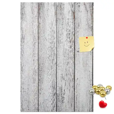 Tableau affichage liège Planches peintes