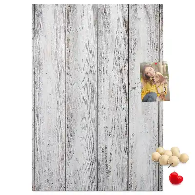 Tableau affichage liège Planches peintes