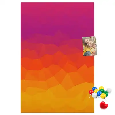 Tableau de liège décoratif Gradient du soleil levant
