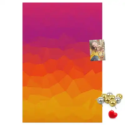 Tableau de liège décoratif Gradient du soleil levant