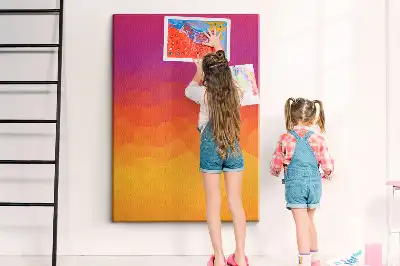 Tableau de liège décoratif Gradient du soleil levant