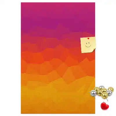 Tableau de liège décoratif Gradient du soleil levant
