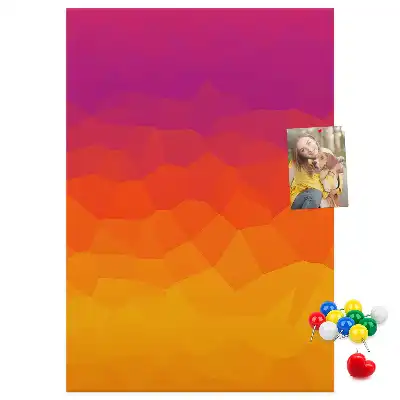 Tableau de liège décoratif Gradient du soleil levant