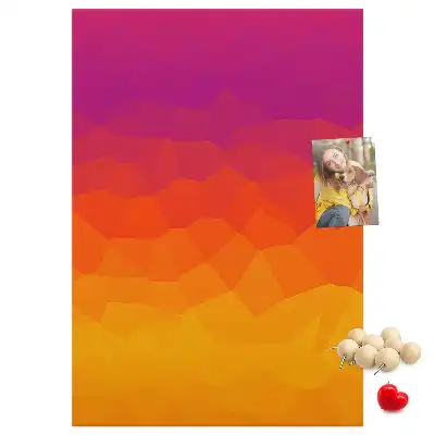 Tableau de liège décoratif Gradient du soleil levant
