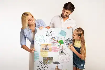 Image tableau en liège Cercles colorés