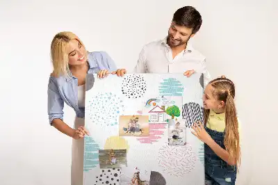 Image tableau en liège Cercles colorés