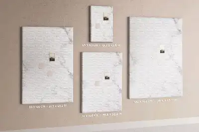 Tableau de liège décoratif Texture de marbre
