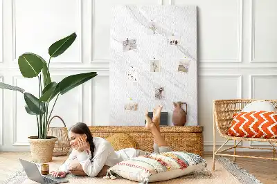 Tableau affichage liège Vagues de marbre