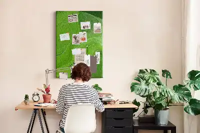 Tableau de liège décoratif Ondes abstraites