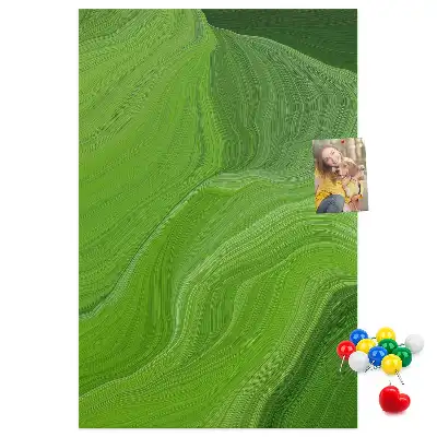 Tableau de liège décoratif Ondes abstraites