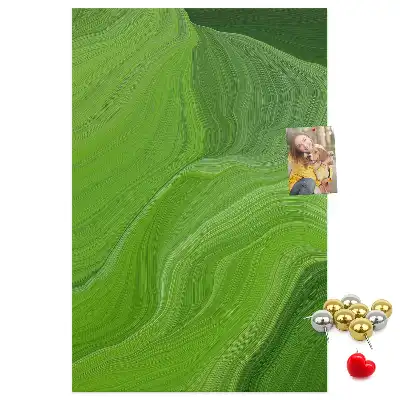 Tableau de liège décoratif Ondes abstraites