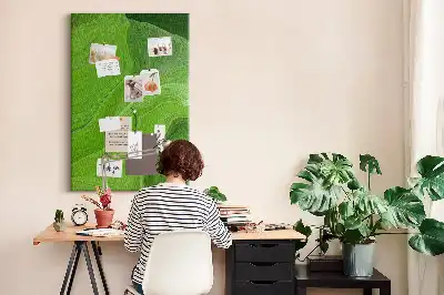 Tableau de liège décoratif Ondes abstraites