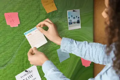 Tableau de liège décoratif Ondes abstraites