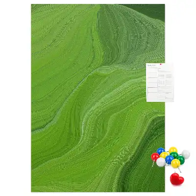 Tableau de liège décoratif Ondes abstraites