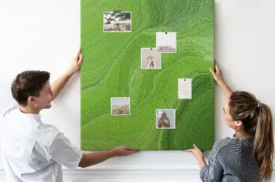 Tableau de liège décoratif Ondes abstraites