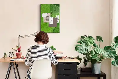 Tableau de liège décoratif Ondes abstraites