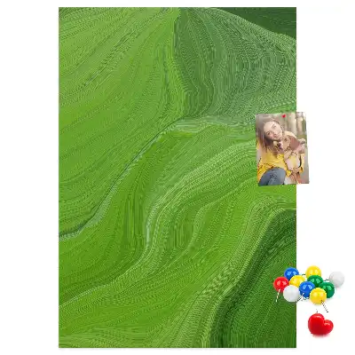 Tableau de liège décoratif Ondes abstraites