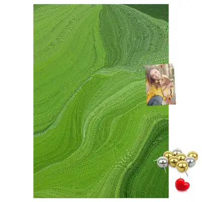 Tableau de liège décoratif Ondes abstraites