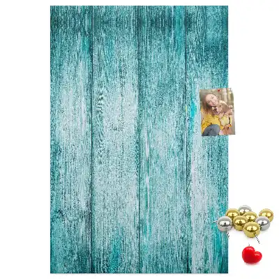 Tableau de liège décoratif Bois bleu
