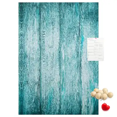 Tableau de liège décoratif Bois bleu