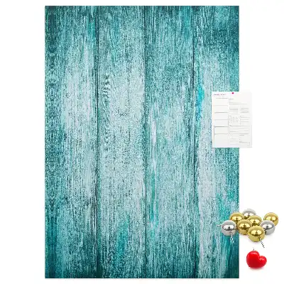 Tableau de liège décoratif Bois bleu