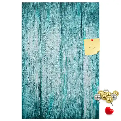 Tableau de liège décoratif Bois bleu