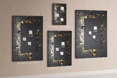Tableau de liège décoratif Confettis dorés