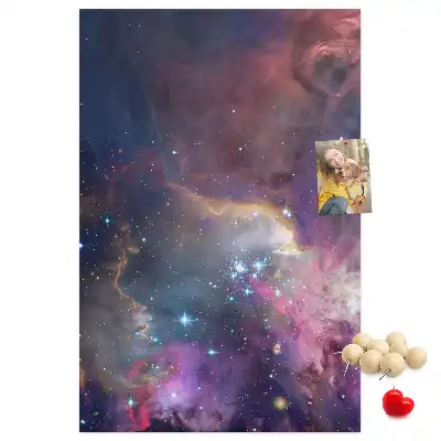 Tableau affichage liège Galaxie stellaire