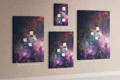 Tableau affichage liège Galaxie stellaire