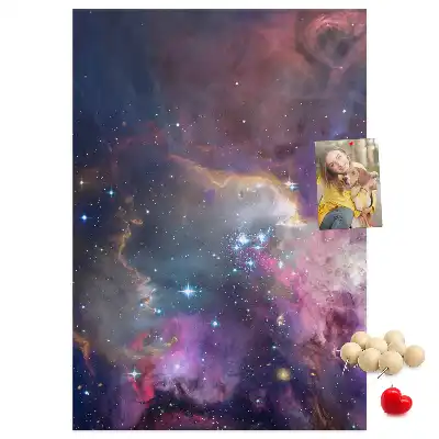 Tableau affichage liège Galaxie stellaire