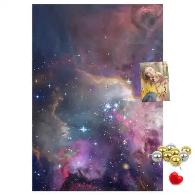 Tableau affichage liège Galaxie stellaire
