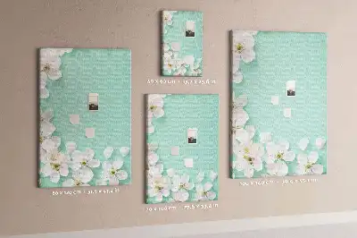 Tableau de liège décoratif Fleurs en pleine floraison