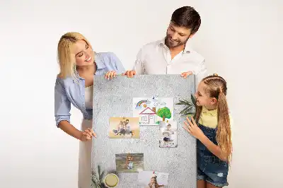 Tableau de liège décoratif Fond en béton et olives