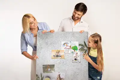 Tableau de liège décoratif Fond en béton et olives