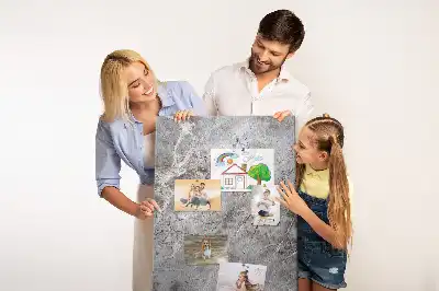 Tableau de liège décoratif Marbre sombre et profond
