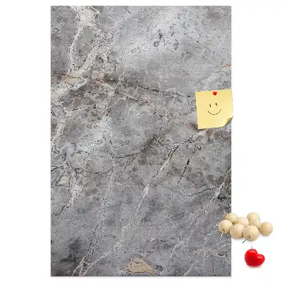 Tableau de liège décoratif Marbre sombre et profond