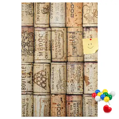 Tableau affichage liège Bouchons de vin